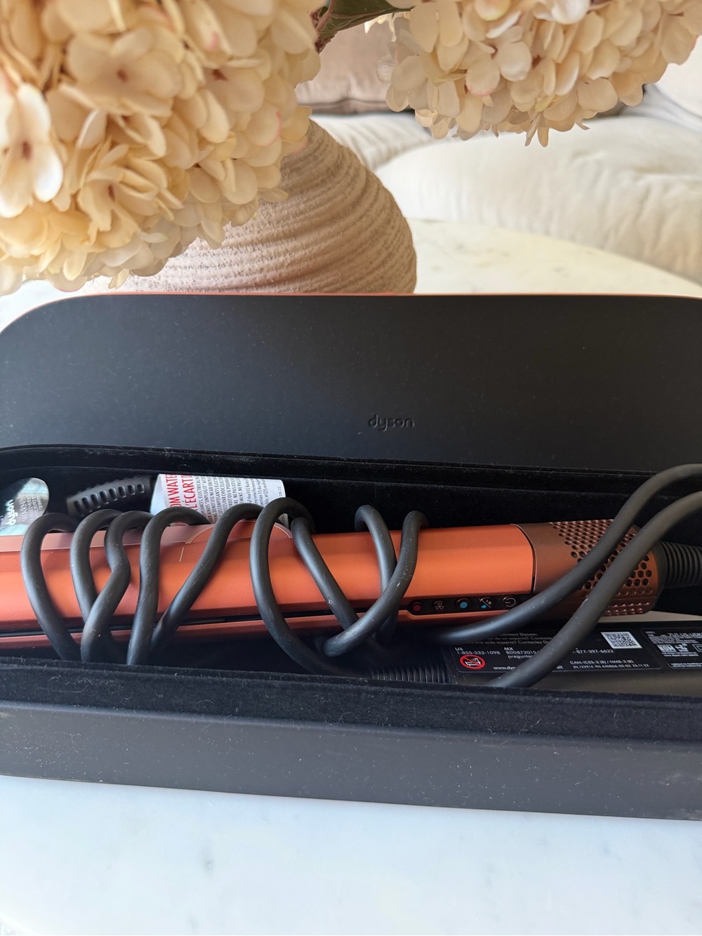 Dyson copper Corrale Cordless Hair Straightener with Case